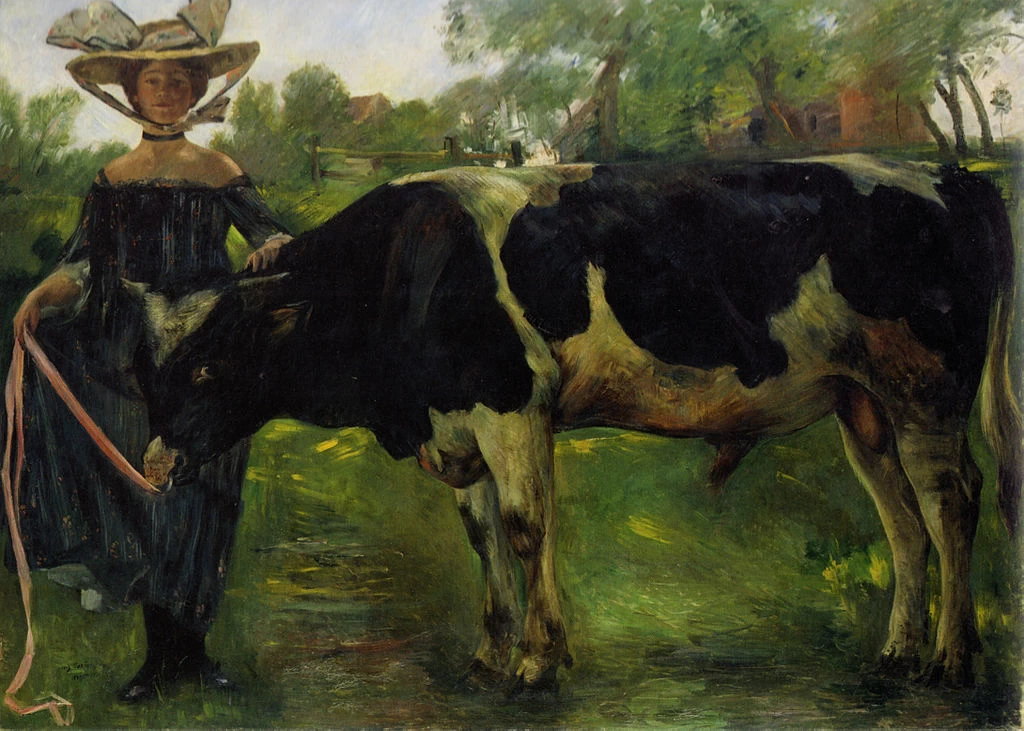 Ragazza con un toro - Hamburger Kunsthalle